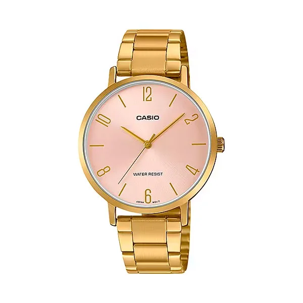CASIO Ladies' Analog Watch - LTP-VT01G-4BUDF